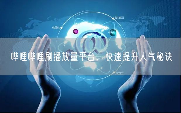 哔哩哔哩刷播放量平台，快速提升人气秘诀