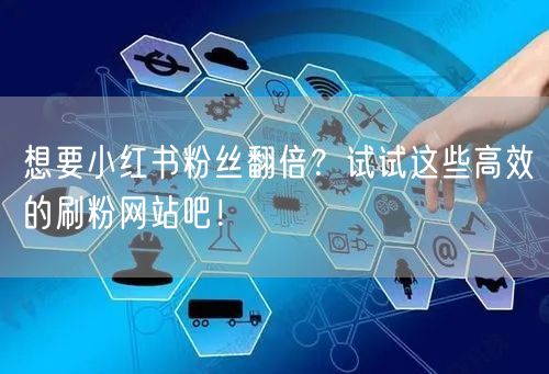 想要小红书粉丝翻倍？试试这些高效的刷粉网站吧！