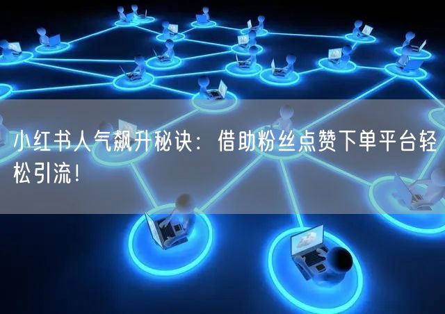 小红书人气飙升秘诀：借助粉丝点赞下单平台轻松引流！