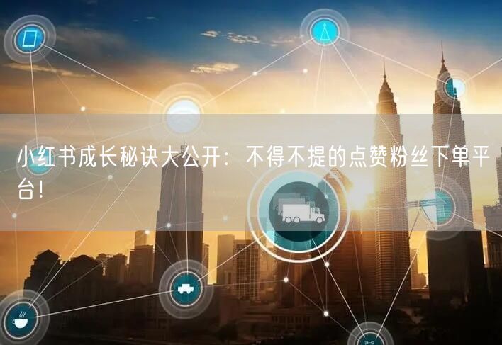 小红书成长秘诀大公开：不得不提的点赞粉丝下单平台！