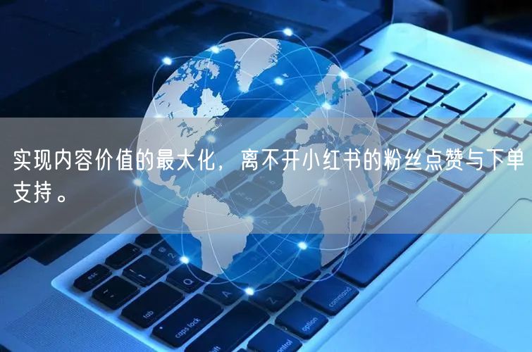 实现内容价值的最大化，离不开小红书的粉丝点赞与下单支持。