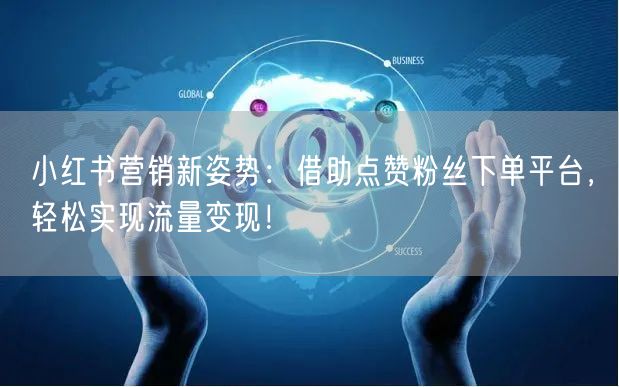 小红书营销新姿势：借助点赞粉丝下单平台，轻松实现流量变现！