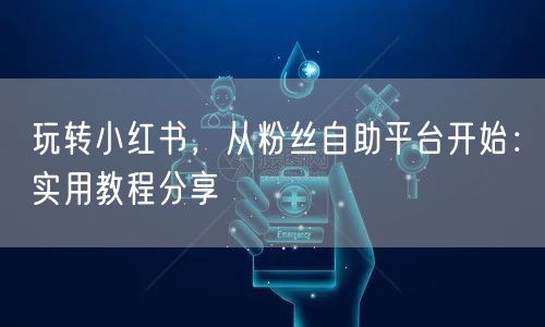 玩转小红书，从粉丝自助平台开始：实用教程分享