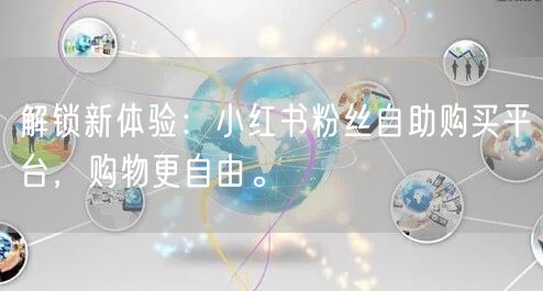 解锁新体验：小红书粉丝自助购买平台，购物更自由。