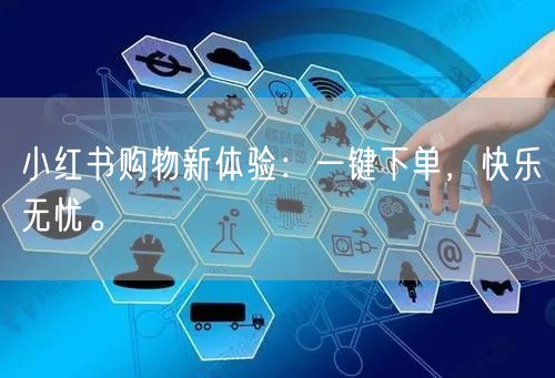 小红书购物新体验：一键下单，快乐无忧。
